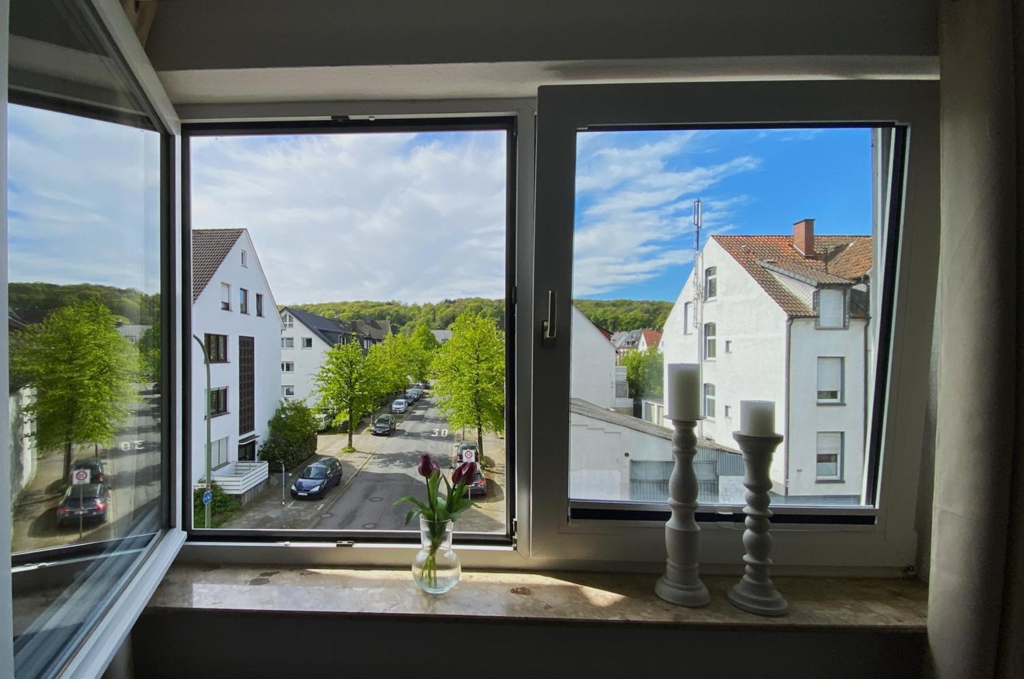 Schoelerberg Apartment Mit Tiefgaragenparkplatz Und Kingsize-Bett Osnabrück Exterior foto
